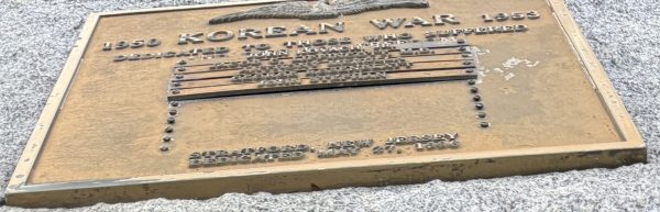 STRATFORD KOREAN WAR MEMORIAL PLAQUE