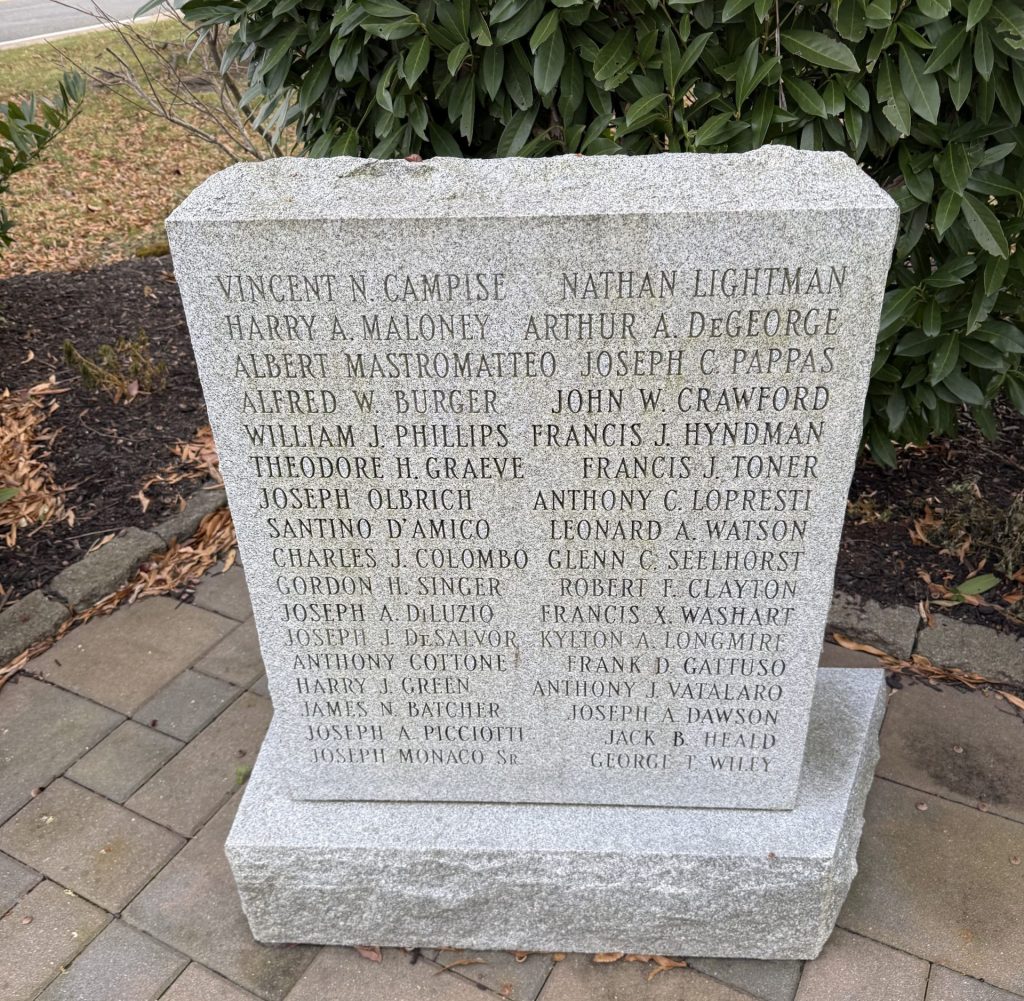 STRATFORD V.F.W. POST 7365 VETERANS MEMORIAL STONE B