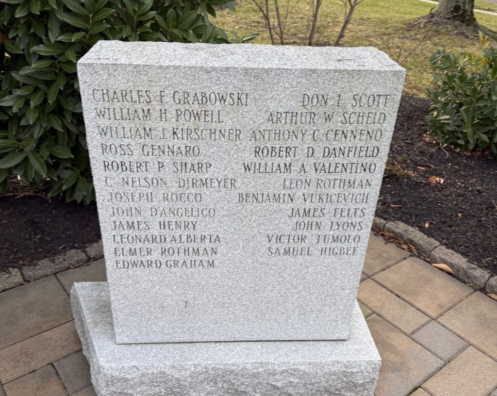STRATFORD V.F.W. POST 7365 VETERANS MEMORIAL STONE C