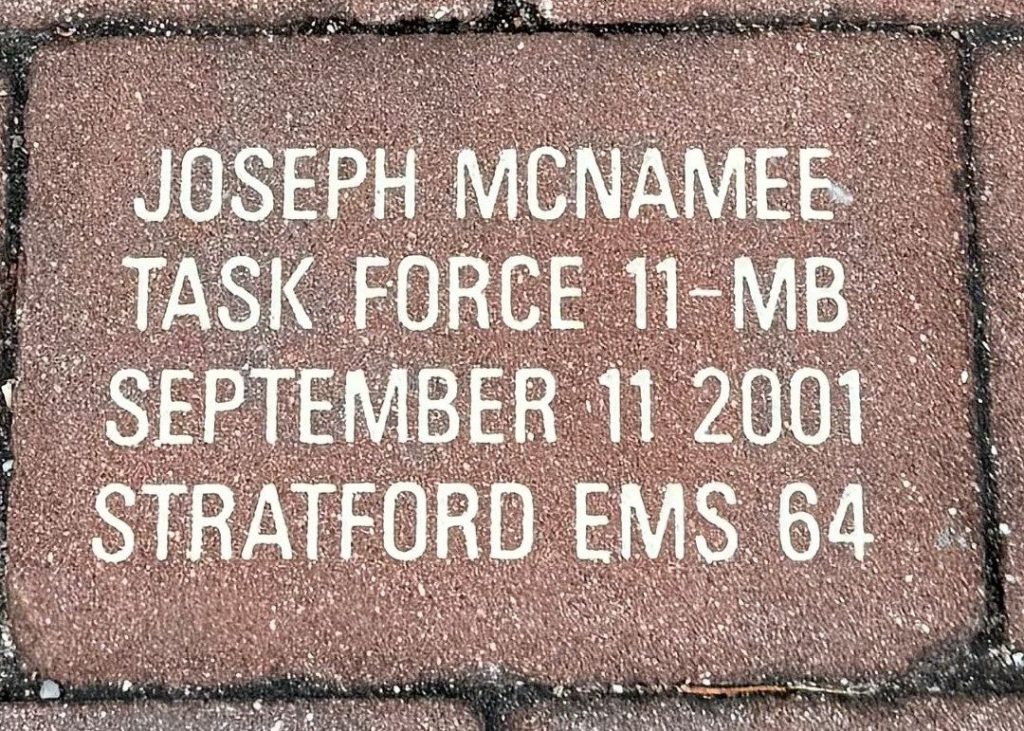 STRATFORD WE WILL NEVER FORGET! MEMORIAL PAVER B