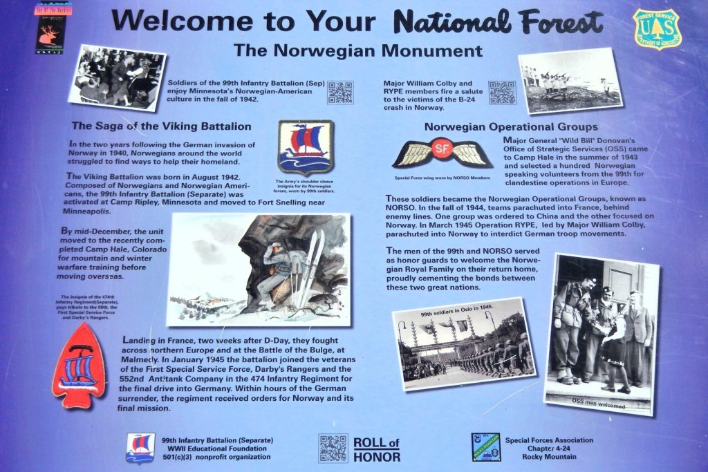 THE NORWEGIAN MOUMENT WAR MEMORIAL PANEL