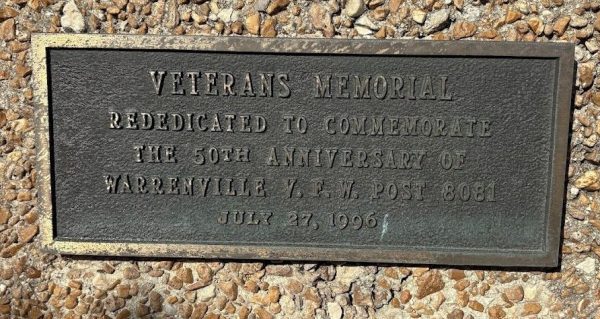 THE VETERAN’S MEMORIAL PLAQUE C