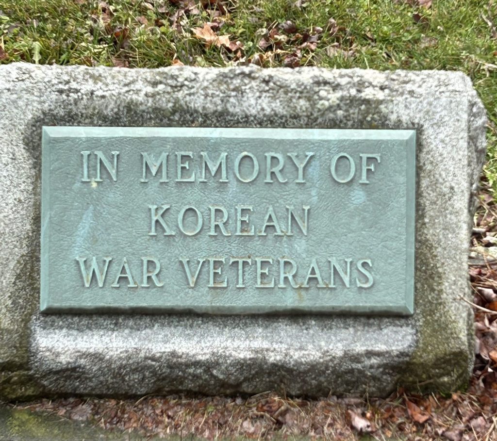 TOWN OF TOMPKINS KOREAN WAR VETERANS MEMORIAL