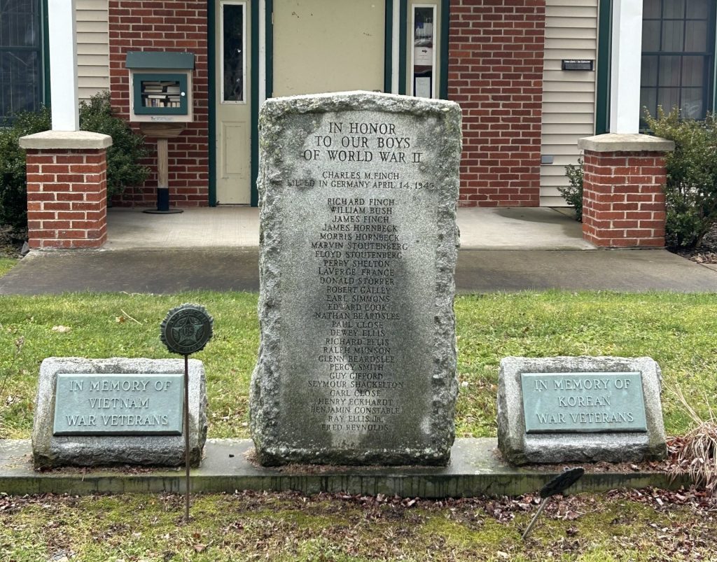 TOWN OF TOMPLINS WAR VETERANS MEMORIAL