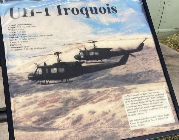 UH-1 IROQUIS WAR MEMORIAL PANEL