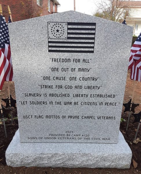 UNITED STATES COLORED TROOPS MEMORIAL BACK
