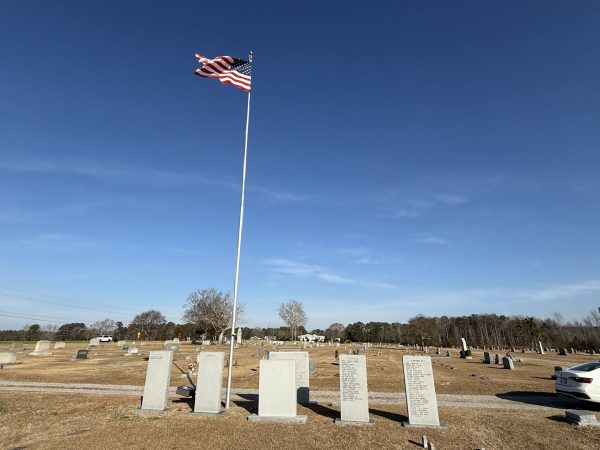 VETERANS MEMORIAL HONORING THOSE WHO SERVED