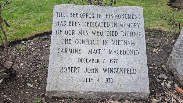 VIETNAM WAR VETERANS MEMORIAL TREE STONE A