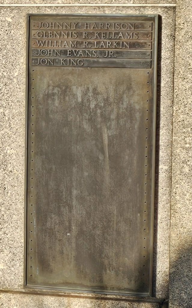 VILLAGE OF HEMPSTEAD KENNEDY MEMORIAL PARK LEFT PLAQUE