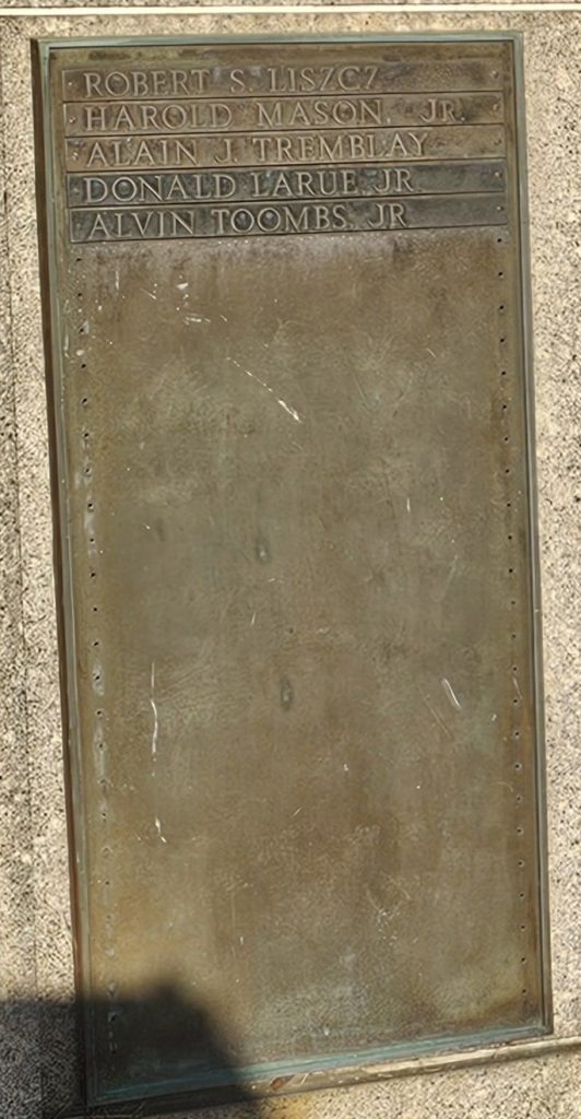 VILLAGE OF HEMPSTEAD KENNEDY MEMORIAL PARK RIGHT PLAQUE