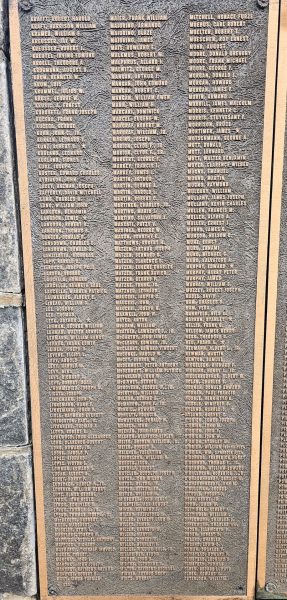 VILLAGE OF LYNBROOK WORLD WAR II WALL OF HONOR MEMORIAL PLAQUE D