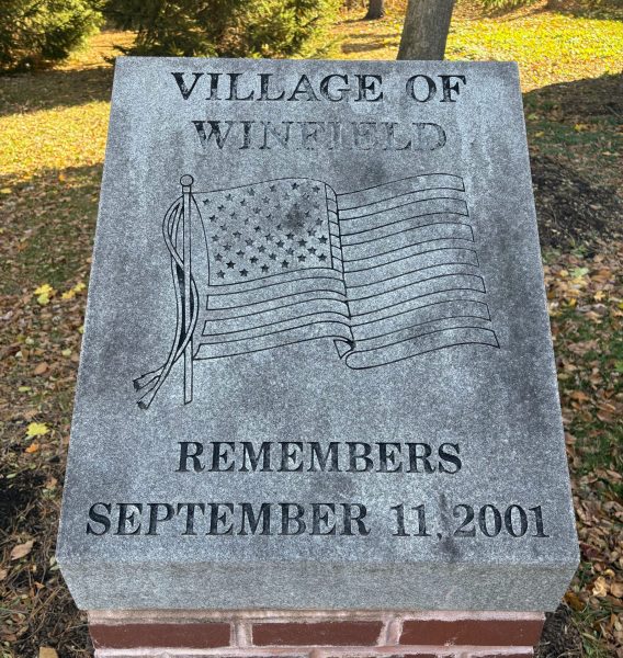VILLAGE OF WINFIELD REMEMBERS SEPTEMBER 11, 2001 MEMORIAL STONE