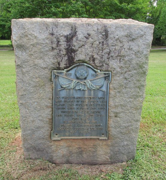 WILKIES COUNTY WORLD WAR MEMORIAL
