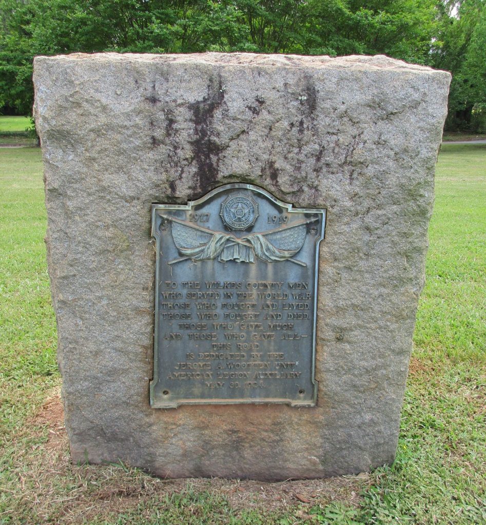 WILKIES COUNTY WORLD WAR MEMORIAL