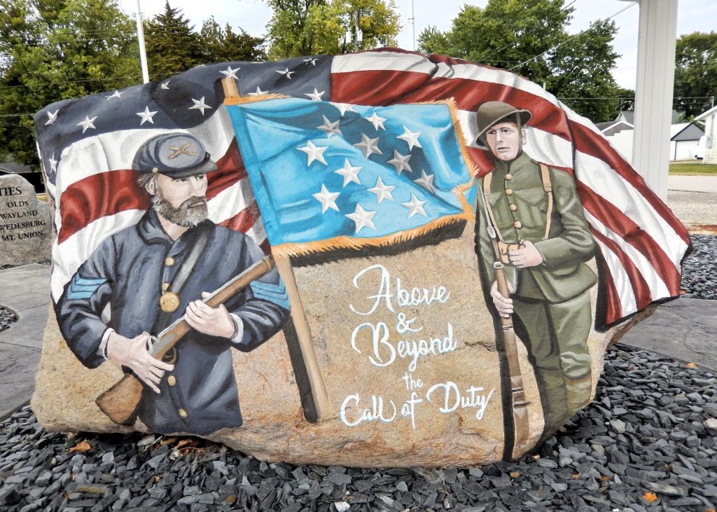 WINFIELD FREEDOM ROCK VETERANS MEMORIAL SIDE A