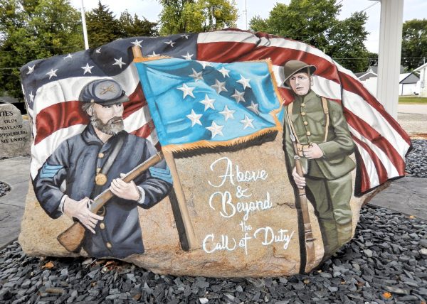 WINFIELD FREEDOM ROCK VETERANS MEMORIAL SIDE A