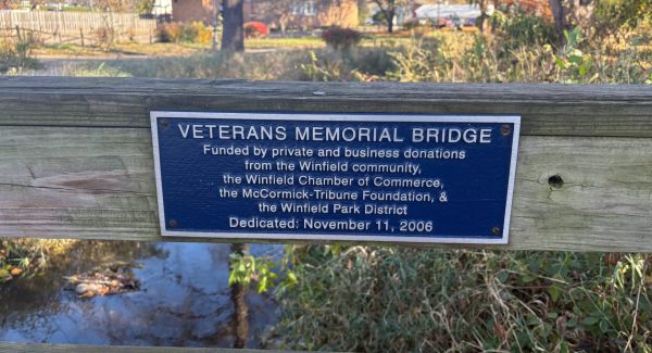 WINFIELD VETERANS MEMORIAL BRIDGE PLAQUE A