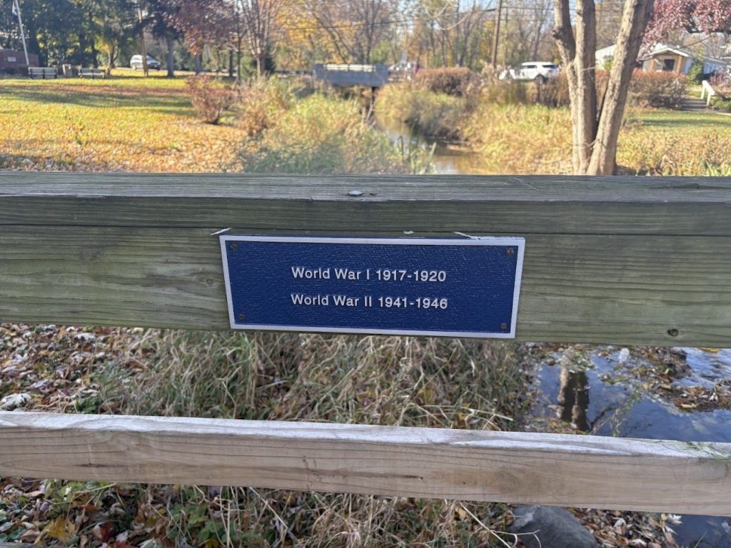WINFIELD VETERANS MEMORIAL BRIDGE PLAQUE C