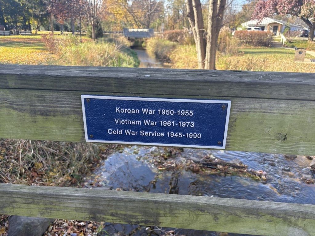 WINFIELD VETERANS MEMORIAL BRIDGE PLAQUE D