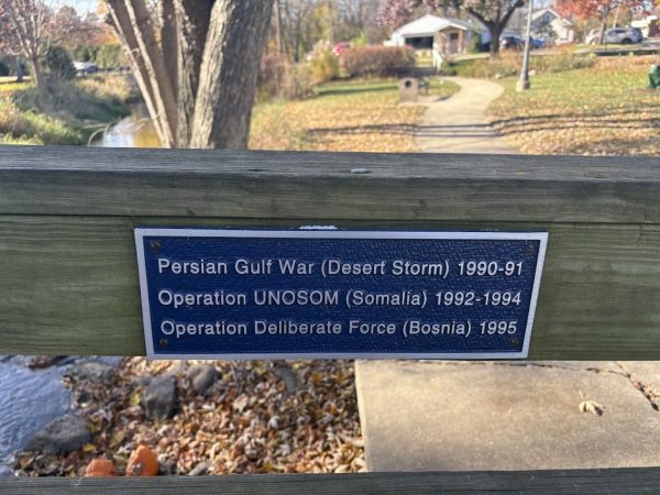 WINFIELD VETERANS MEMORIAL BRIDGE PLAQUE F