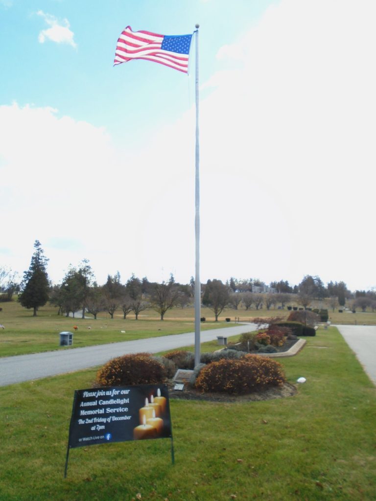 YORK, PA FLAG FLYING IN MEMORY OF MEMORIAL