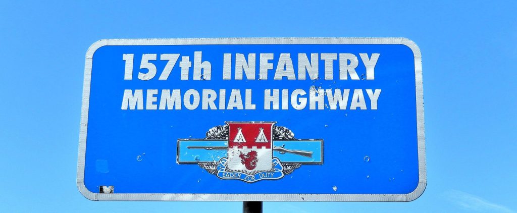 157TH INFANTRY MEMORIAL HIGHWAY PLAQUE B