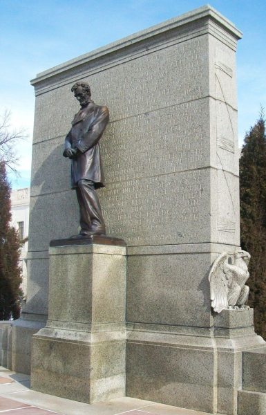 ABRAHAM LINCOLN GETTYSBURG ADDRESS WAR MEMORIAL