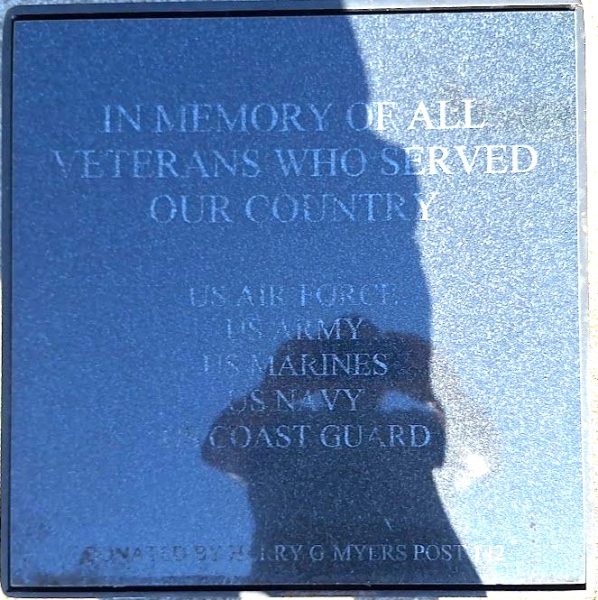 AMERICAN LEGION POST 142 VETERANS MEMORIAL STONE