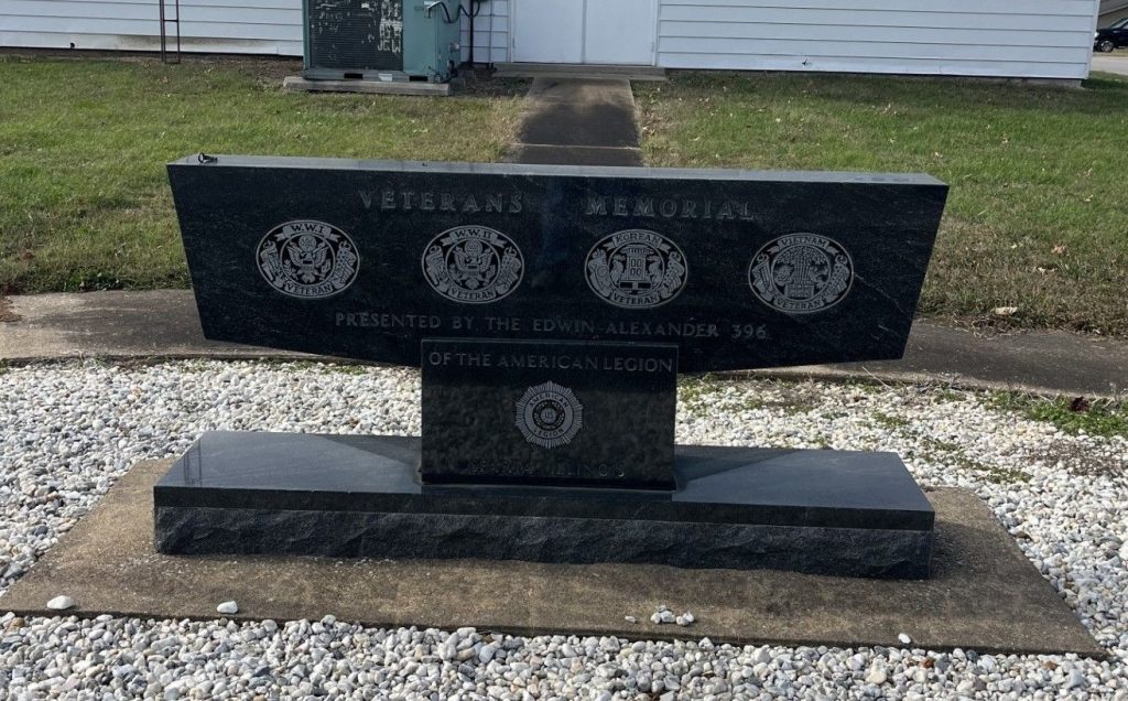AMERICAN LEGION POST 396 VETERANS MEMORIAL