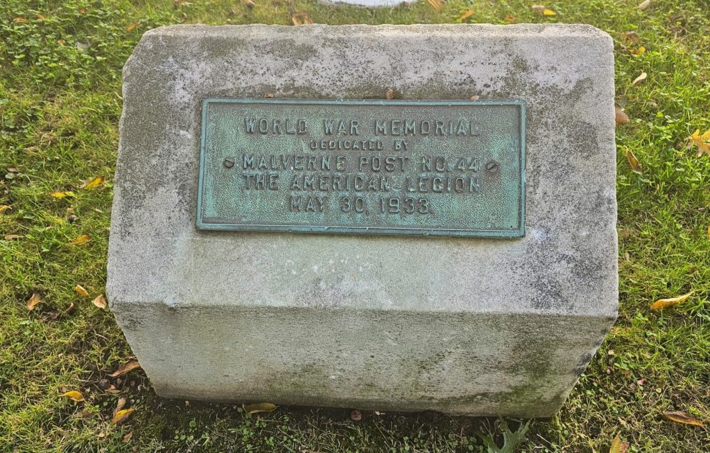 AMERICAN LEGION POST NO. 44 WORLD WAR MEMORIAL