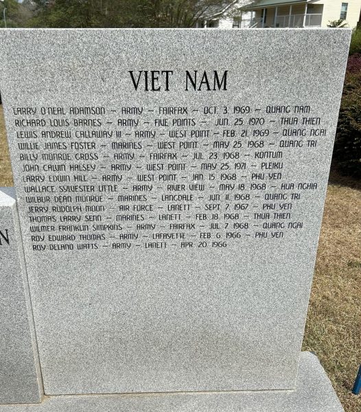 AMERICAN LEGION VETERANS MEMORIAL PARK STONE E