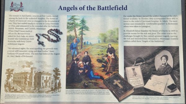 ANGELS ON THE BATTLEFIELD WAR MEMORIAL PANEL