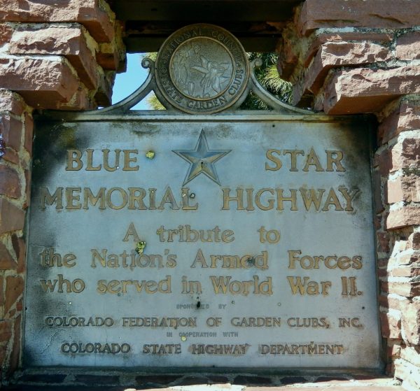 ARAPAHOE BLUE STAR MEMORIAL HIGHWAY MARKER