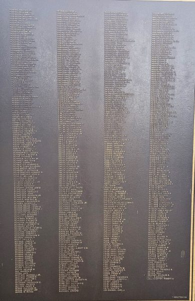 BALDWIN HONOR ROLL WORLD WAR II MEMORIAL PLAQUE D