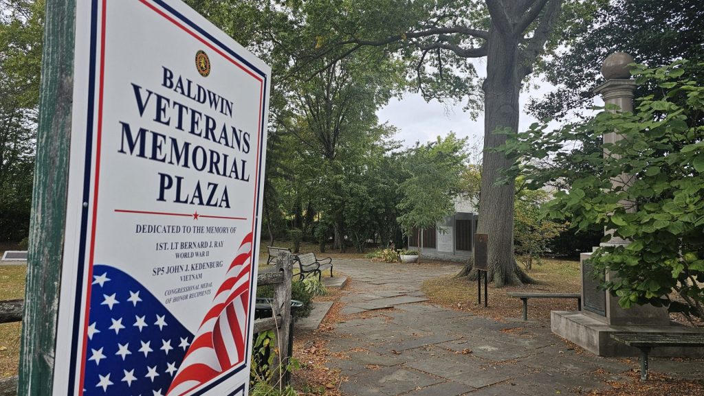 BALDWIN VETERANS MEMORIAL PLAZA PLAQUE