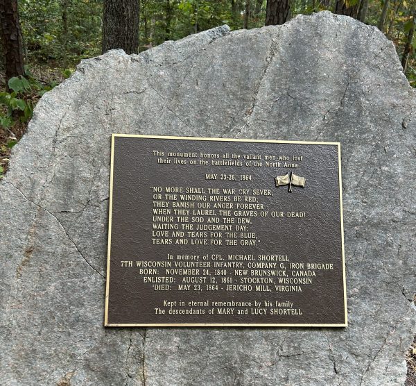 BATTLEFIELD OF THE NORTH ANNA SUPREME SACRIFICE MEMORIAL