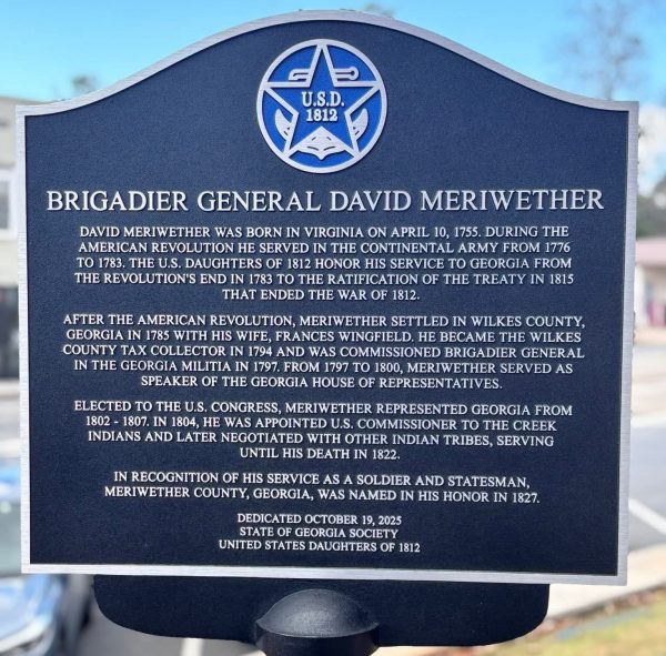 BRIGADIER GENERAL DAVID MERIWETHER WAR MEMORIAL MARKER