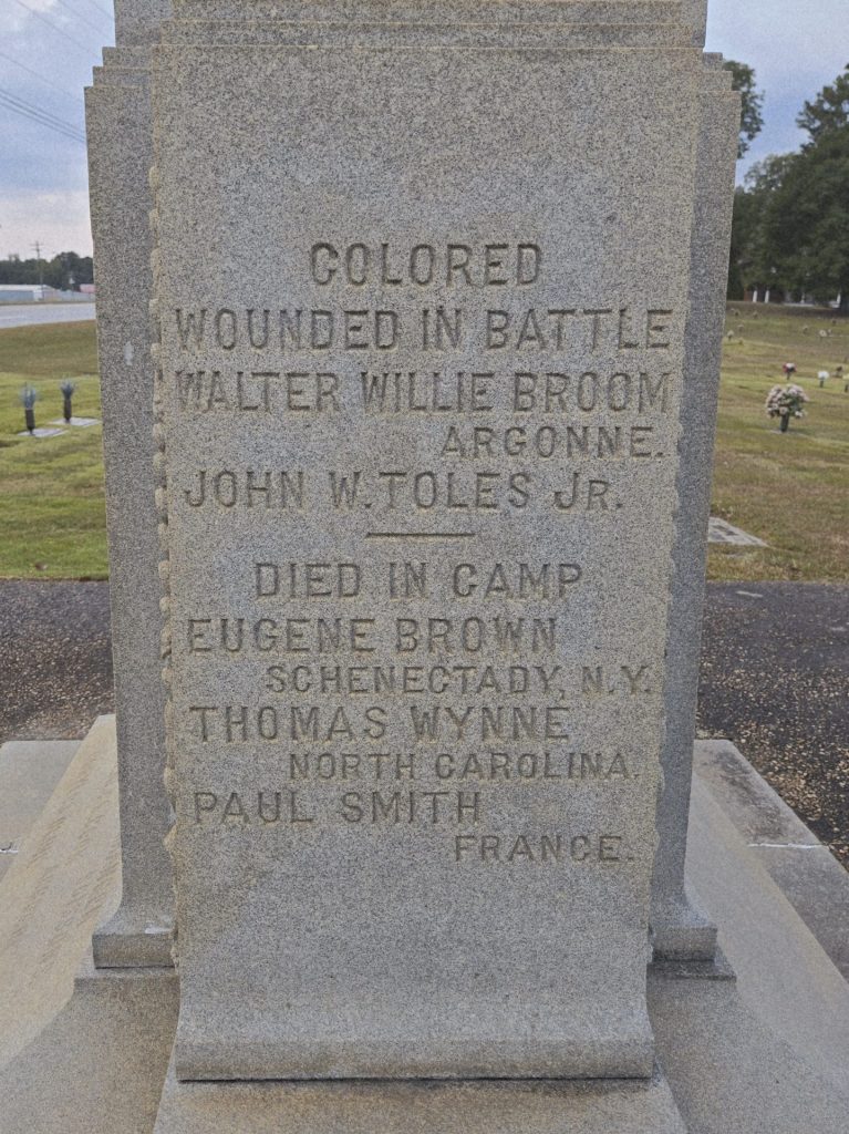 CAMPBELL COUNTY WORLD WAR MEMORIAL SIDE D