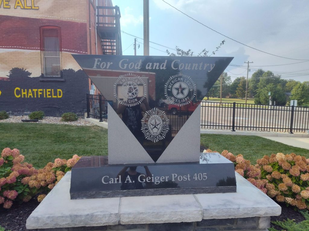 CARL A. GEIGER POST 405 AMERICAN LEGION MEMORIAL