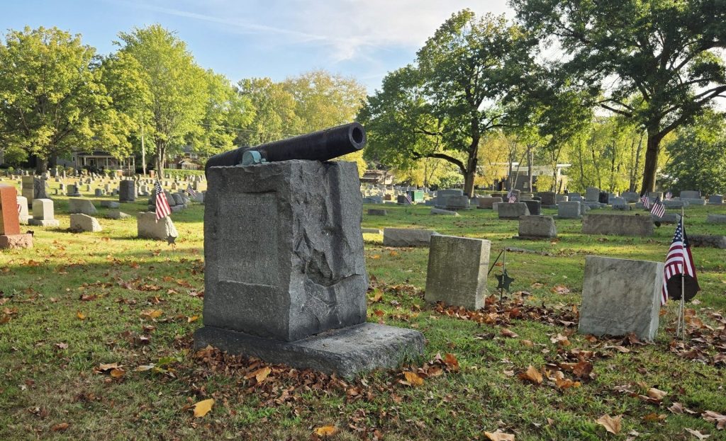 CHARLES R. BRIGHT POST NO. 360 G.A.R. MEMORIAL CANNON