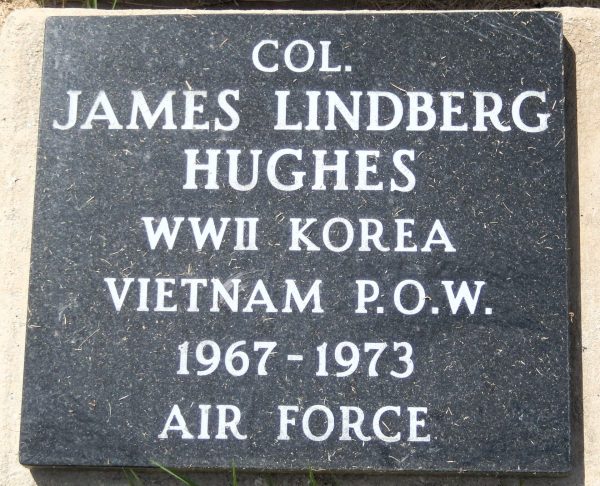 COL. JAMES LINDBERG HUGHES WAR MEMORIAL STONE