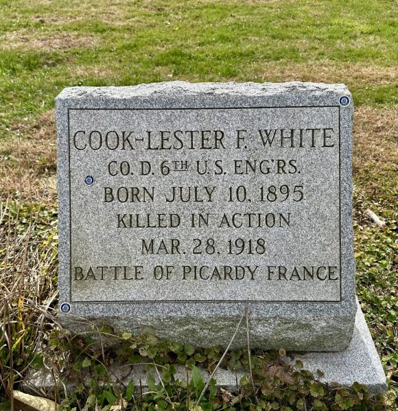 COOK-LESTER F. WHITE WAR MEMORIAL STONE