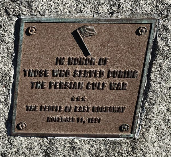 EAST ROCKAWAY ROLL OF HONOR WAR MEMORIAL PLAQUE D
