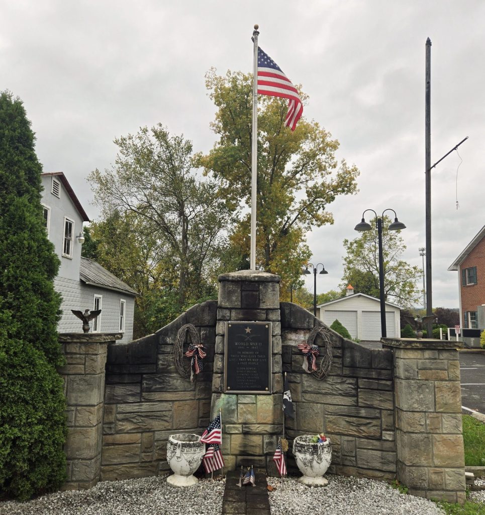 FORT ASHBY WORLD WAR II SUPREME SACRIFICE MEMORIAL