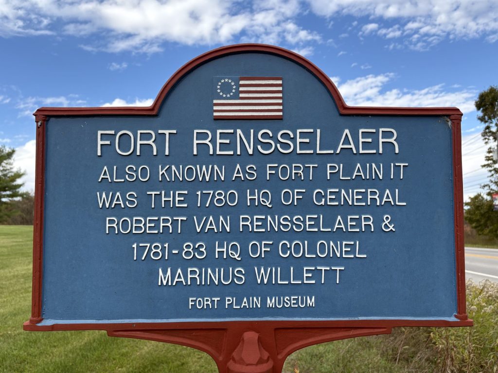 FORT RENSSELAER REVOLUTIONARY WAR MEMORIAL MARKER