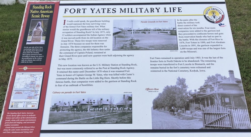 FORT YATES MILITARY LIFE WAR MEMORIAL PANEL