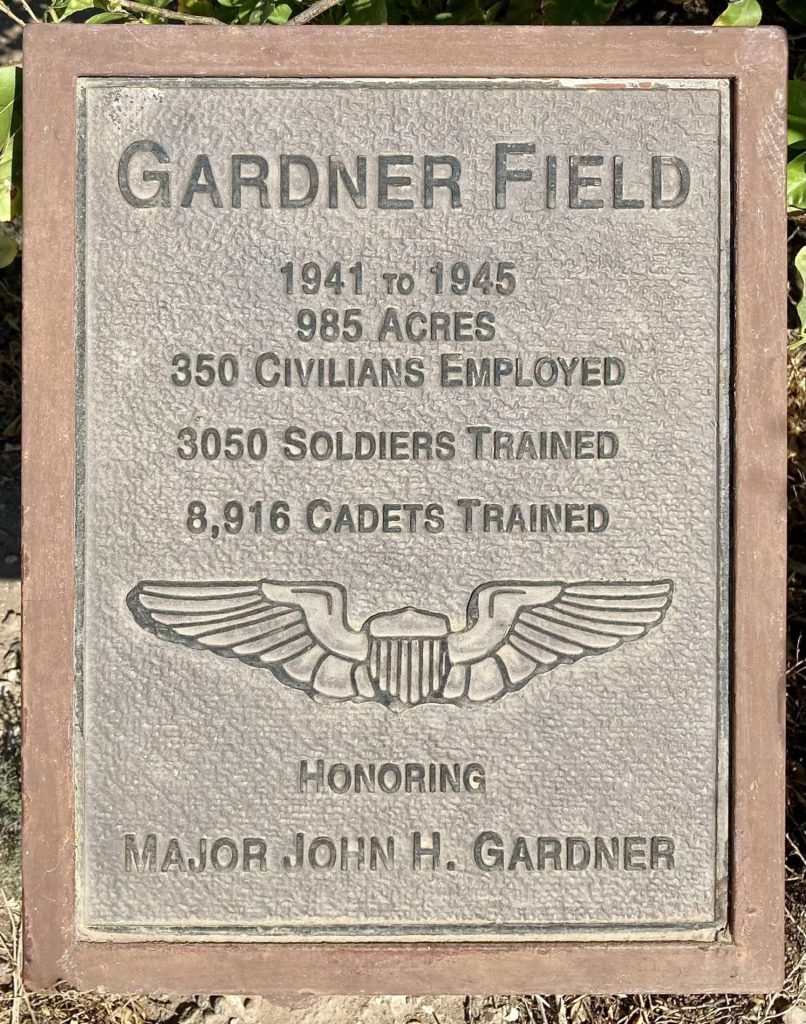 GARDNER FIELD 1941-1945 WAR MEMORIAL STONE
