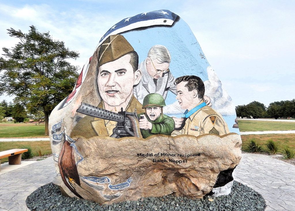 GLIDDEN LIBERTY ROCK VETERANS MEMORIAL SIDE C