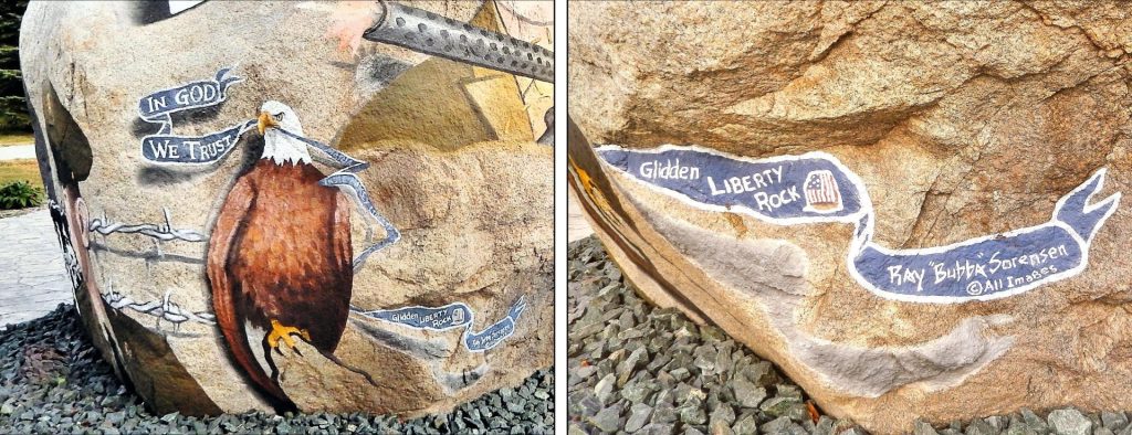 GLIDDEN LIBERTY ROCK VETERANS MEMORIAL SIDE E