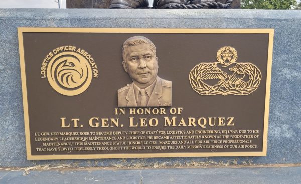 IN HONOR OF LT. GEN. LEO MARQUEZ MEMORIAL PLAQUE